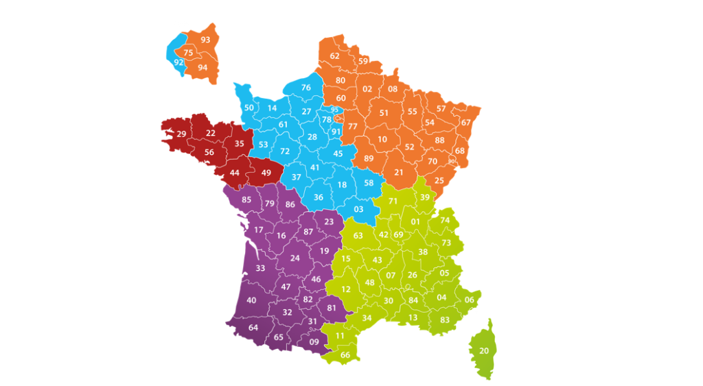 Carte représentation commerciale France AQUALABO